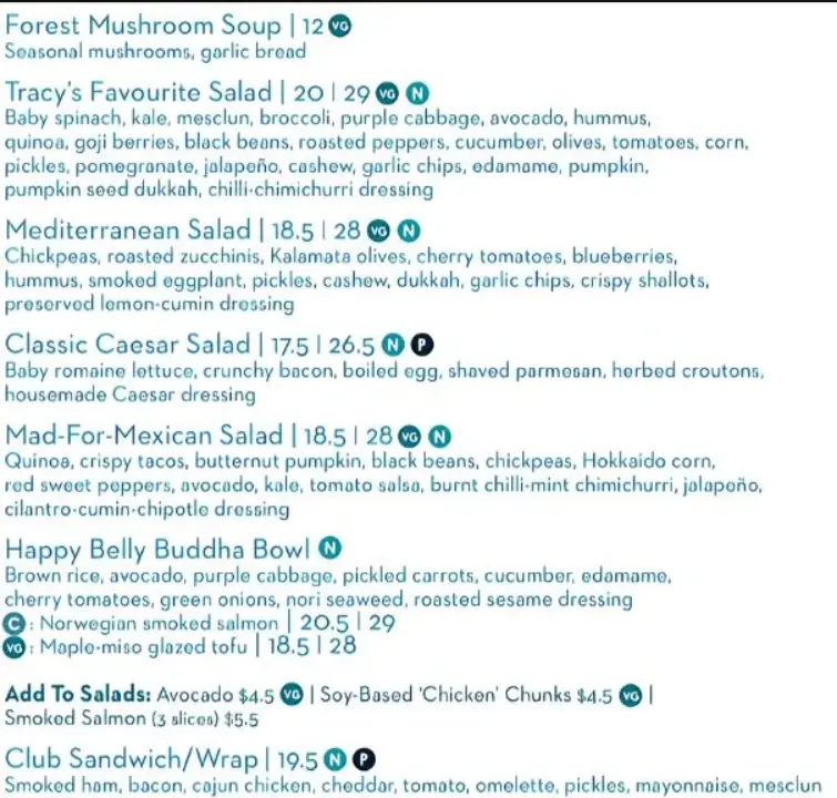 PRIVE MENU