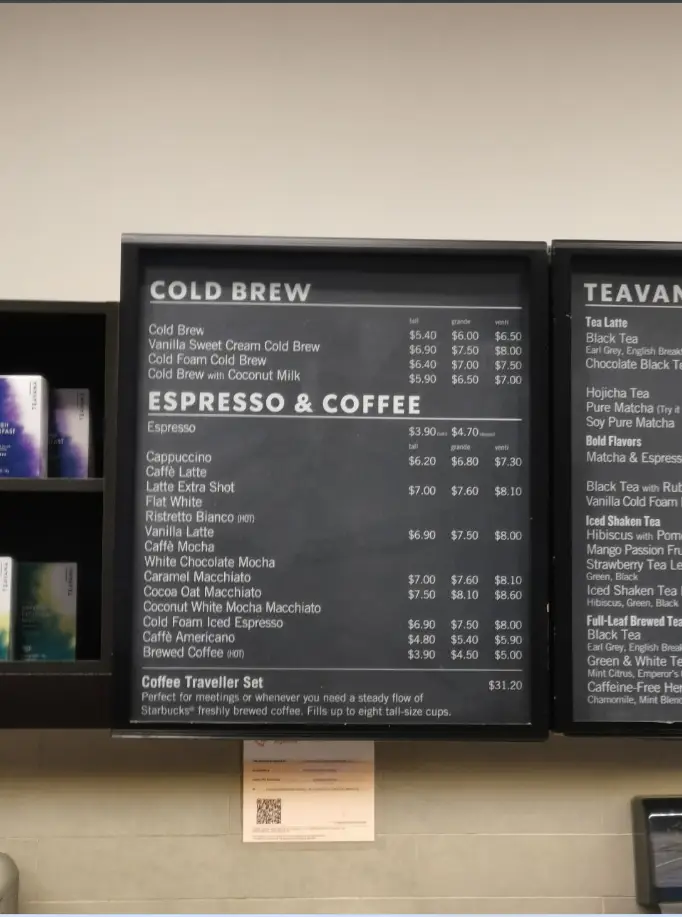 STARBUCKS MENU SINGAPORE