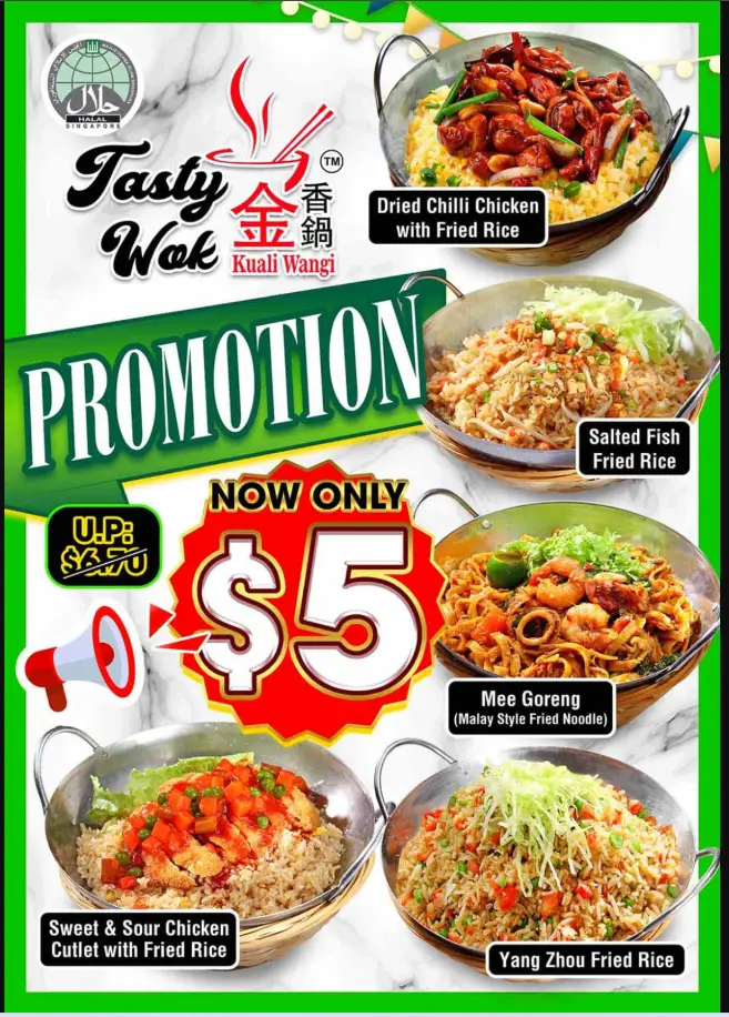 TASTY WOK MENU SINGAPORE