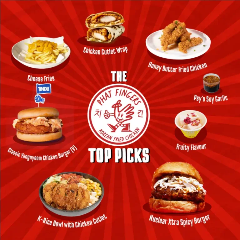 PHAT FINGERS MENU