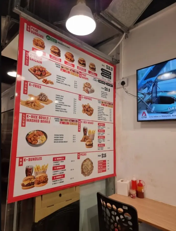 PHAT FINGERS MENU SINGAPORE